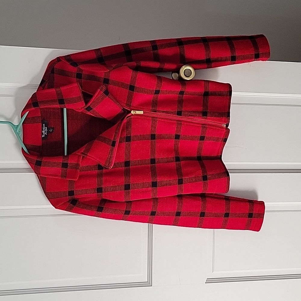 Katherine new york plaid jacket